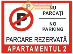 Indicatoare de resedinte pentru parcari